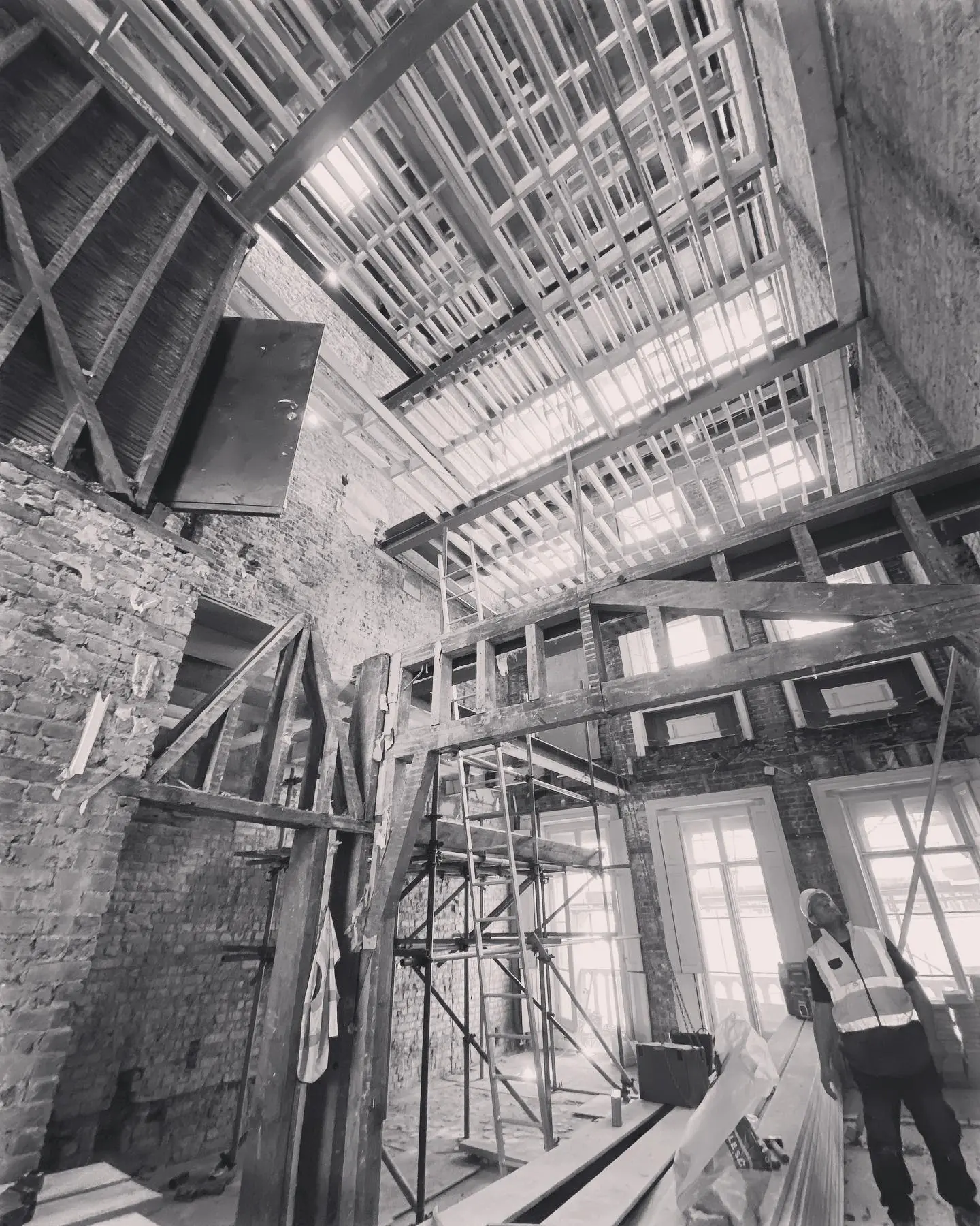 May 2022. The new structure taking shape.