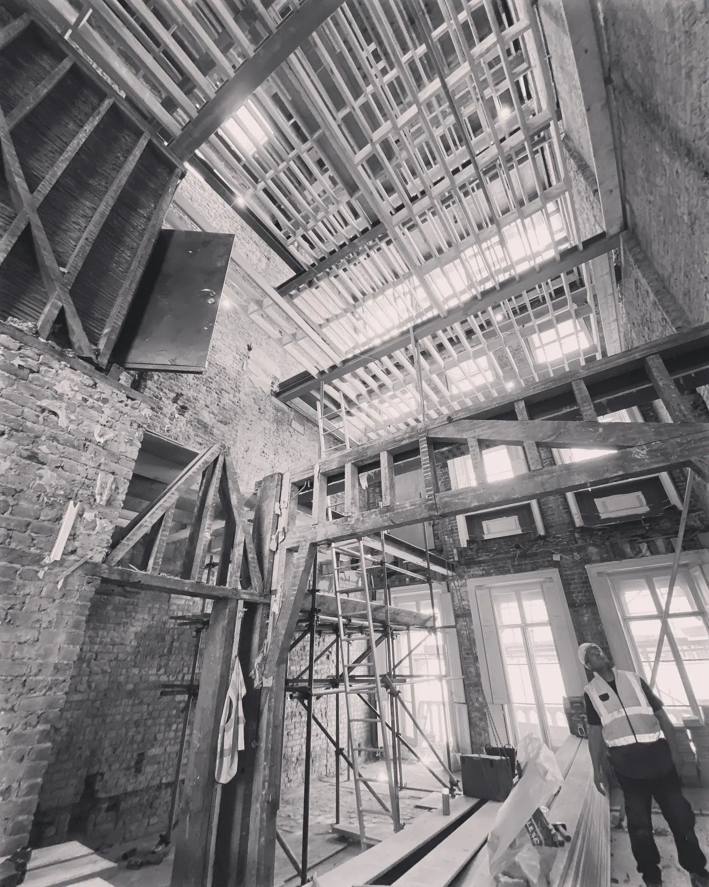 Eaton Place — May 2022. The new structure taking shape.